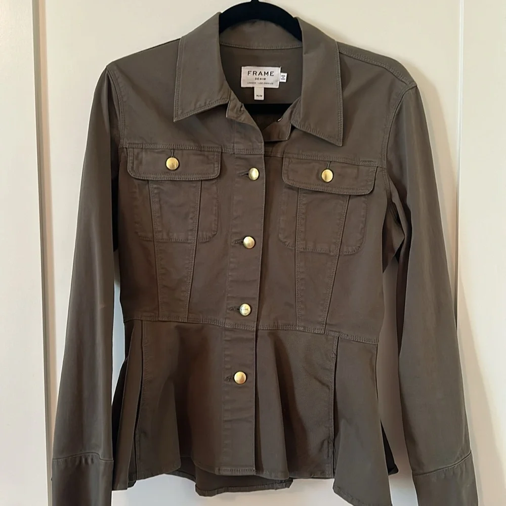 Frame peplum jacket - Picture 3 of 4